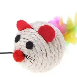 Juguete Ratón de hilo con cascabel