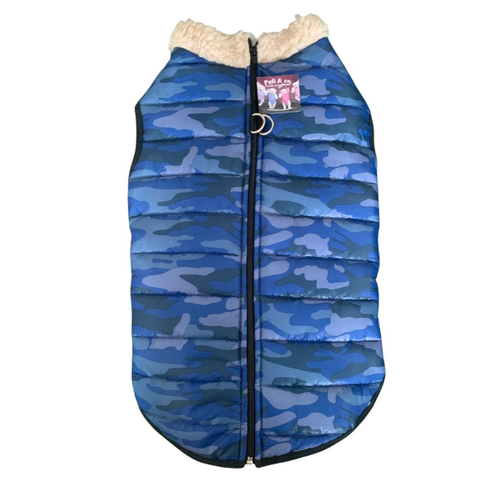 Campera Chaleco Color Azul Militar